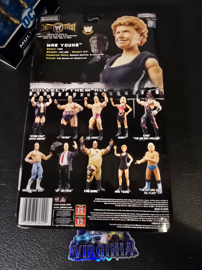 WWF Mae Young  CLASSIC SUPERSTARS SERIES 18 jakks moc NEW wrestling - House of Cars Virginia