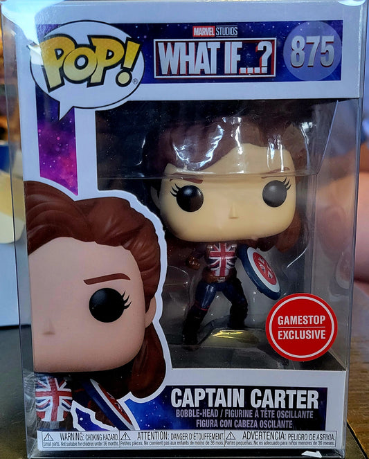 Funko Pop Marvel What If...? Captain Carter #875 - House of Cars Virginia