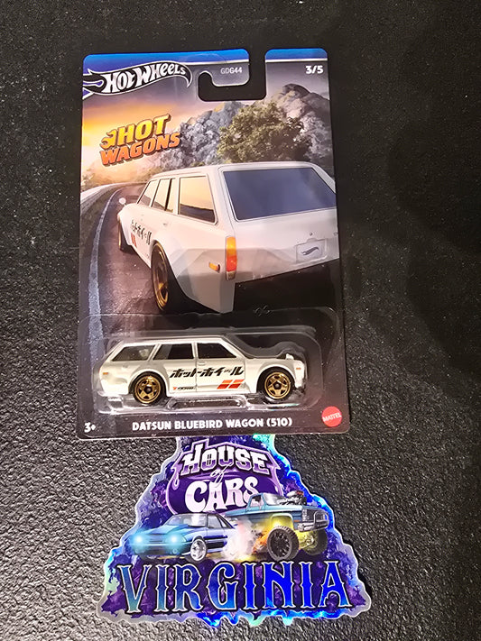 2024 HOT WHEELS  HOT WAGONS SERIES DATSUN BLUEBIRD WAGON 510 - House of Cars Virginia