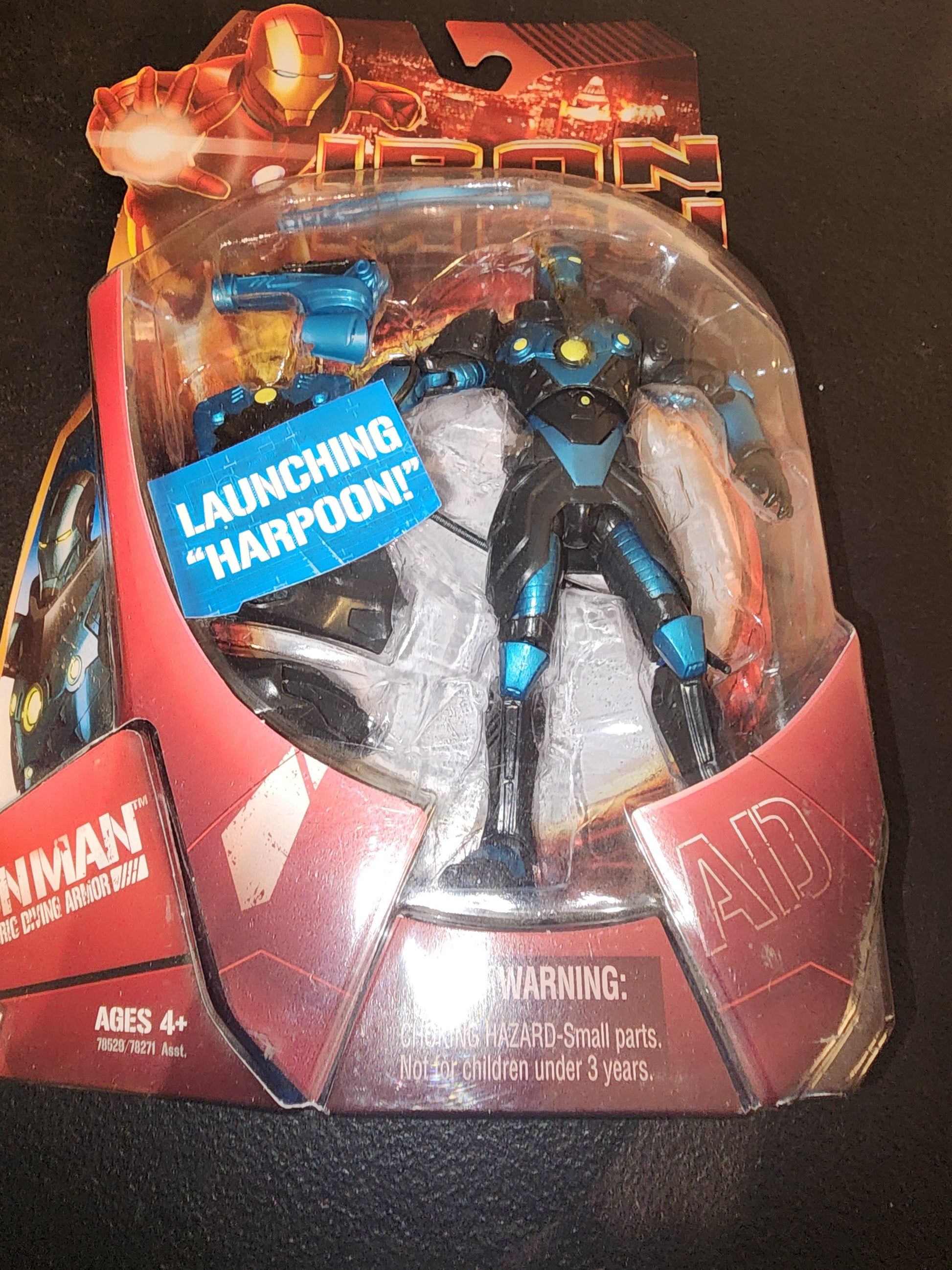 2008 Marvel Iron Man Atmospheric Diving Armor Launching Harpoon Iron Legion - House of Cars Virginia