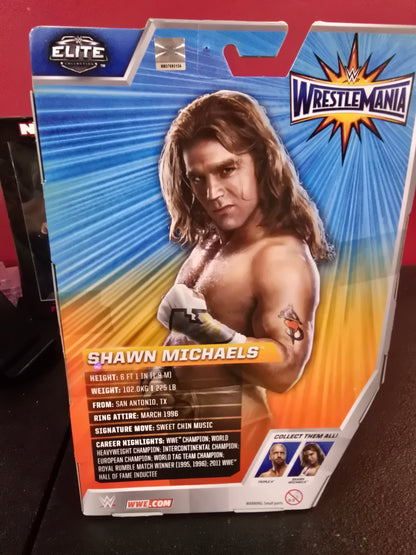 WWE ELITE COLLECTION WRESTLEMANIA 33 SHAWN MICHAELS FIGURE with WWE CHAMPIONSHIP - House of Cars Virginia