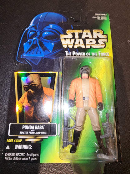 1996 Star Wars Vintage PONDA BABA Power OF The Force Action Figure New - House of Cars Virginia