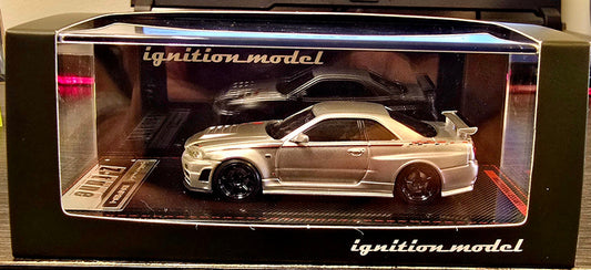 Ignition Model International Diecast Nismo R34 GT-R Z-tune (Z-tuneSilver) - House of Cars Virginia