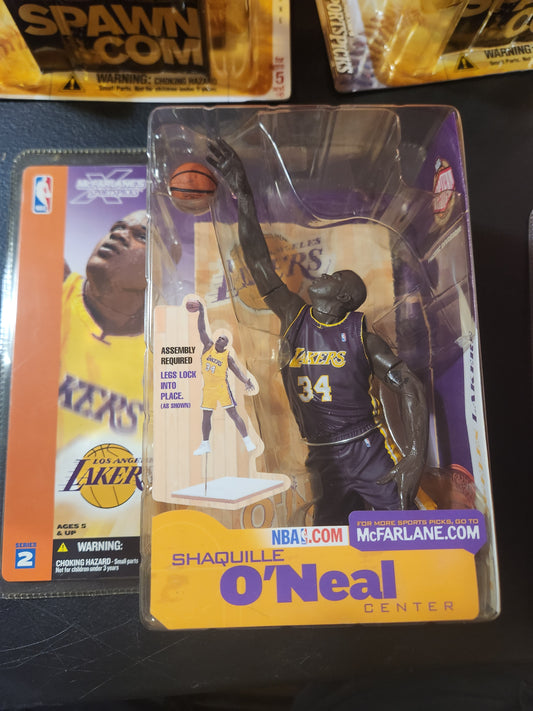 SHAQUILLE O'NEAL Vintage 2002 McFarlane's SportsPicks LA Lakers Action Figurine - House of Cars Virginia