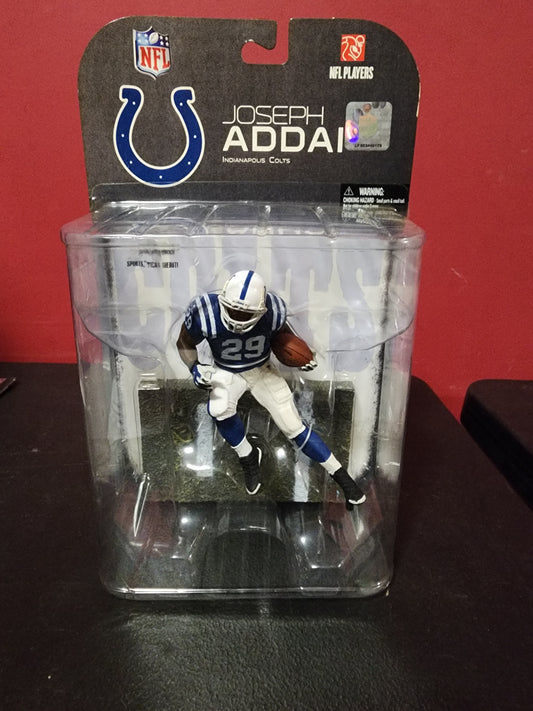 MCFARLANES NFL ACTION FIGURE JOSEPH ADDAI #29 INDIANAPOLIS COLTS 2008   L227 - House of Cars Virginia