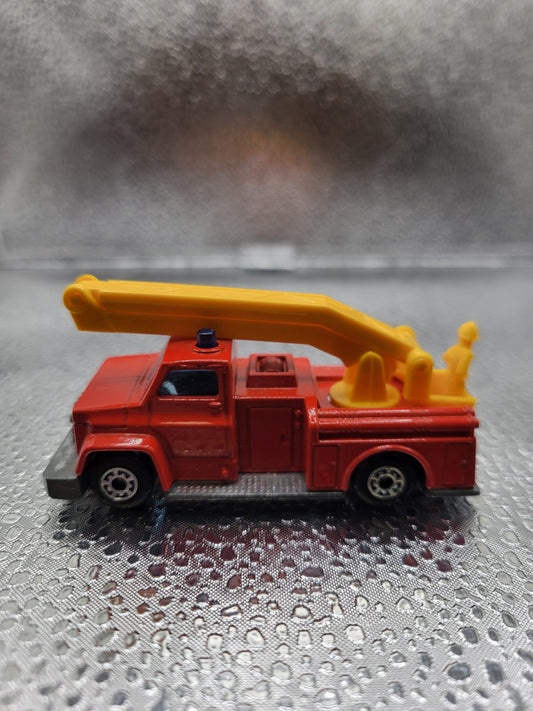 Lensey Matchbox SuperFast No. 13 Snorkel Fire Truck 1977 Made in England (Loose, Mint) - House of Cars Virginia