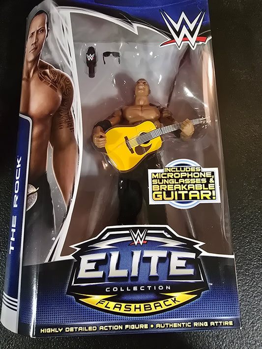 WWE The Rock Flashback Elite Series 31 Mattel Wrestling Dwayne Johnson Bring It - House of Cars Virginia