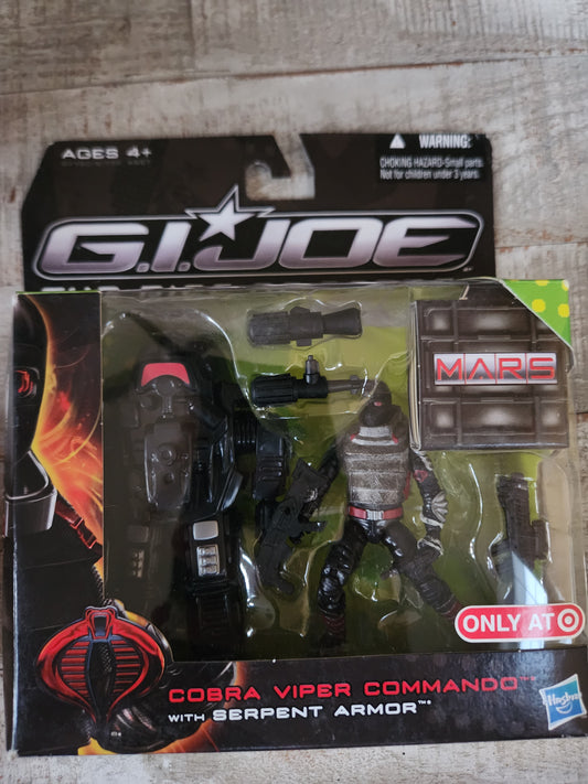 GI Joe Rise of Cobra Target Exclusive Cobra Viper Commando & Serpent Armor New Target Exlusive - House of Cars Virginia