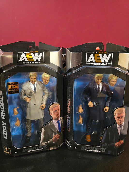 AEW Wrestling ~ Unmatched Collection ~ #27 Cody Rhodes ~ Series 4 ~ Jazwares And Chase 31 - House of Cars Virginia