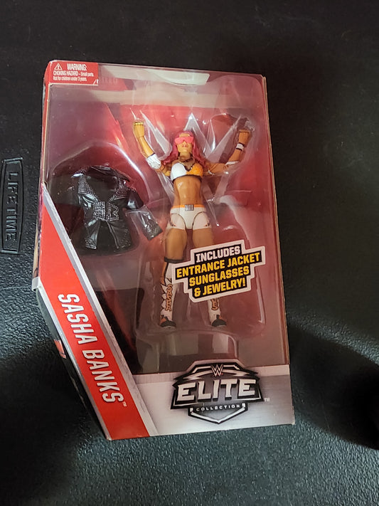 WWE Elite Collection Series #44 Sasha Banks Mercedes Moné Jacket Glasses Jewelry - House of Cars Virginia