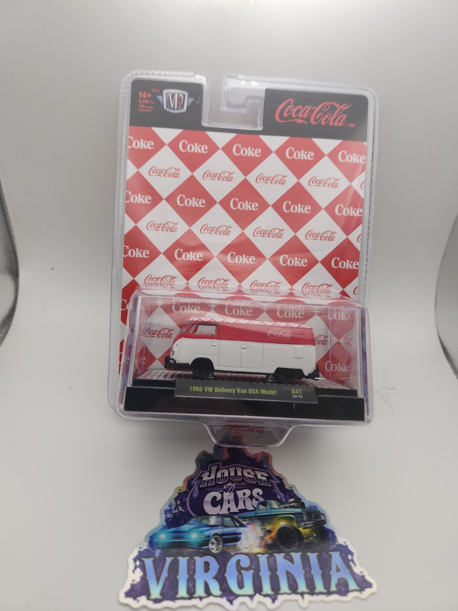 M2 Machines 1:64 Coca-Cola 2024 Release A41 Assortment 1960 Vw Delivery Van - House of Cars Virginia