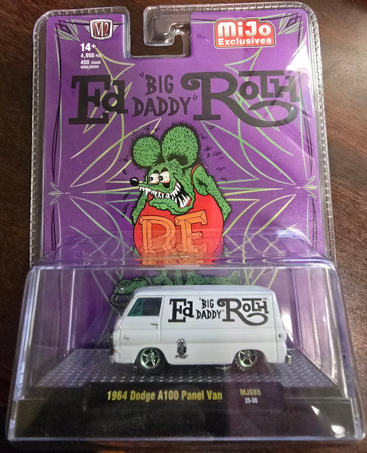 M2 Machines CHASE 1964 Dodge A100 Panel Van Ed Big Daddy Roth Rat Fink