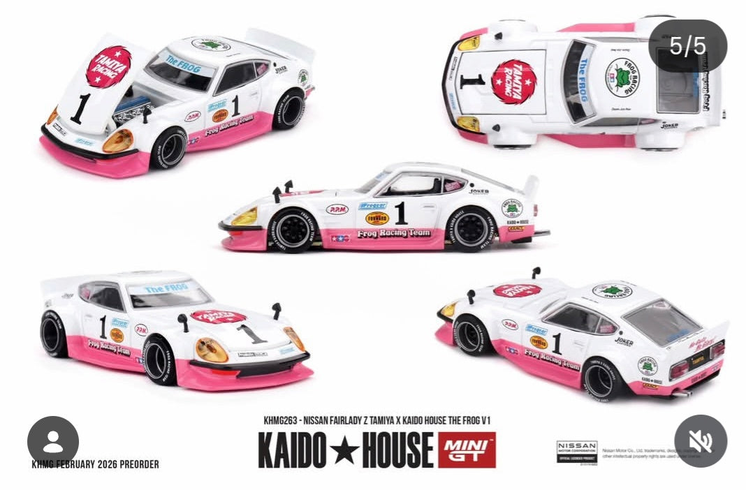 (Preorder) Kaido House KHMG263 NISSAN FAIRLADY Z TAMIYA X KAIDO HOUSE THE FROG V1 - House of Cars Virginia