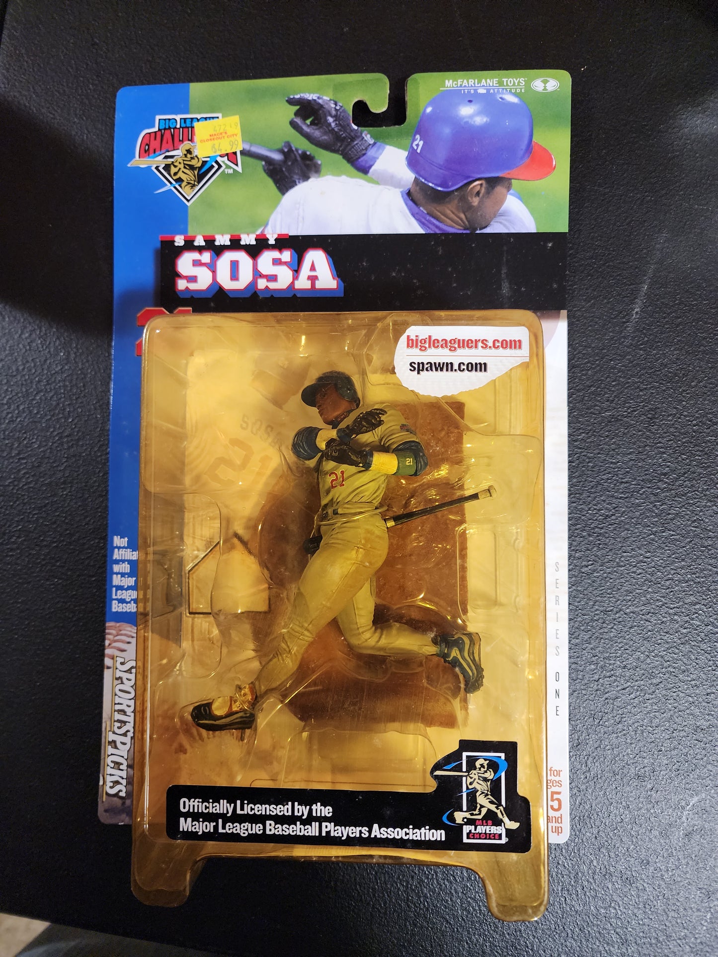 McFarlane's Sports Picks Sammy Sosa #21 Baseball Figure - NIB Big League - House of Cars Virginia