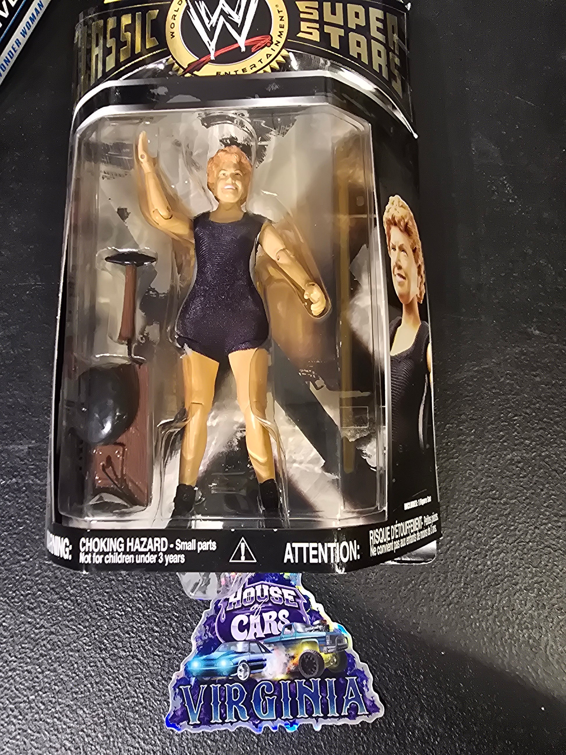 WWF Mae Young  CLASSIC SUPERSTARS SERIES 18 jakks moc NEW wrestling - House of Cars Virginia