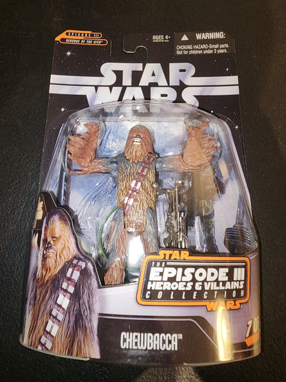 STAR WARS 2006 Saga Collection CHEWBACCA EPISODE III HEROES & VILLAINS 7 Of 12 - House of Cars Virginia