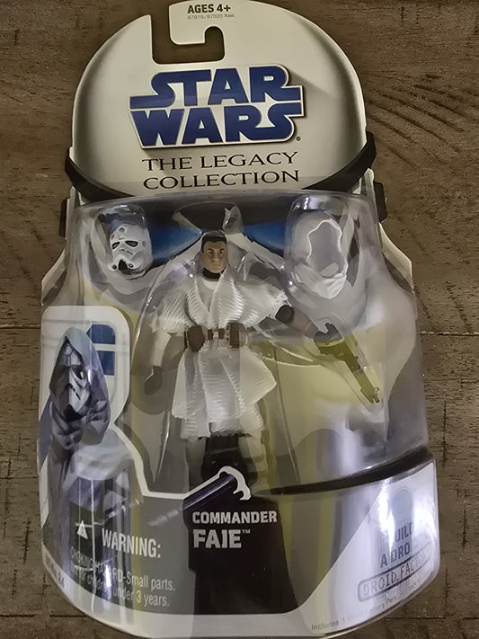 Star Wars The Legacy Collection Commander Faie 3.75" Figure SAGA 2008 NO.24 NEW - House of Cars Virginia