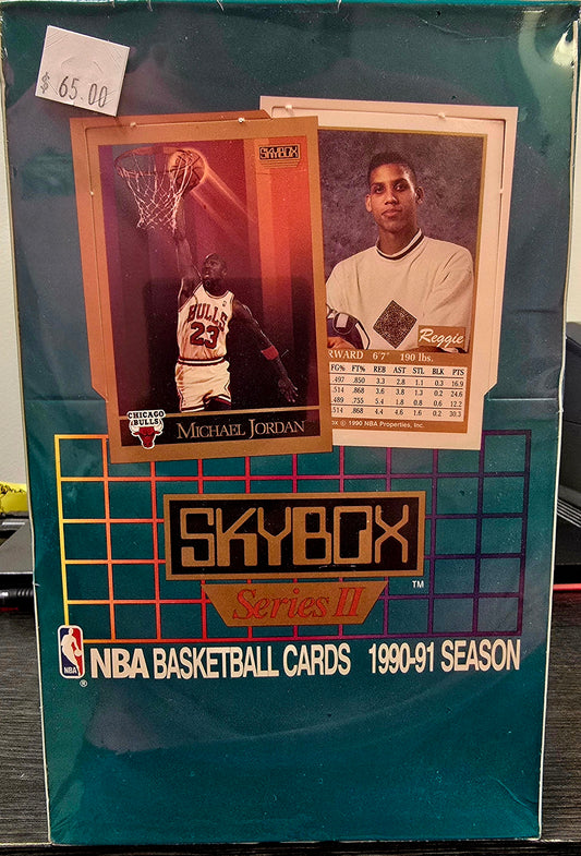 Skybox NBA Basketball Cards 1990-91 Season (36 packs, 15 cards per pack} - House of Cars Virginia