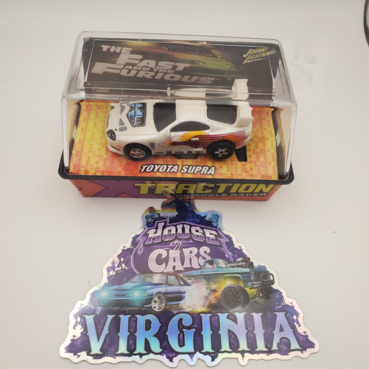 Johnny Lightning Fast & Furious Toyota Supra HO Slot Car For AFX / Tyco Track - House of Cars Virginia