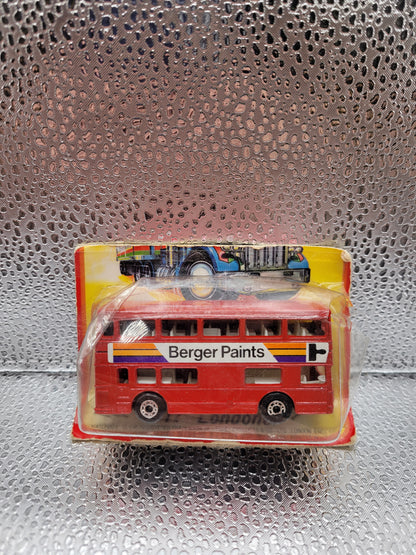 Lesney Matchbox SuperFast No. 17 "The Londoner" 1972 (In original, sealed blister. Cracked on on end. Mint car) - House of Cars Virginia