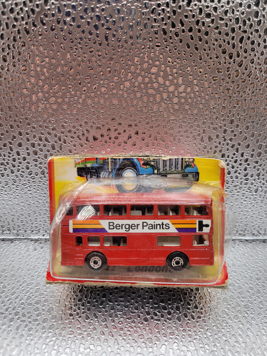 Lesney Matchbox SuperFast No. 17 "The Londoner" 1972 (In original, sealed blister. Cracked on on end. Mint car) - House of Cars Virginia