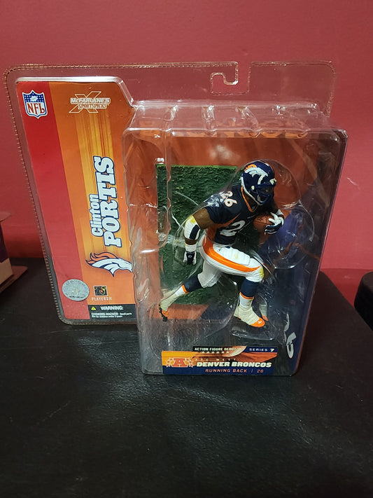 McFarlane Sportspicks NFL Series 7 Denver Broncos Clinton Portis Figure VTG - House of Cars Virginia