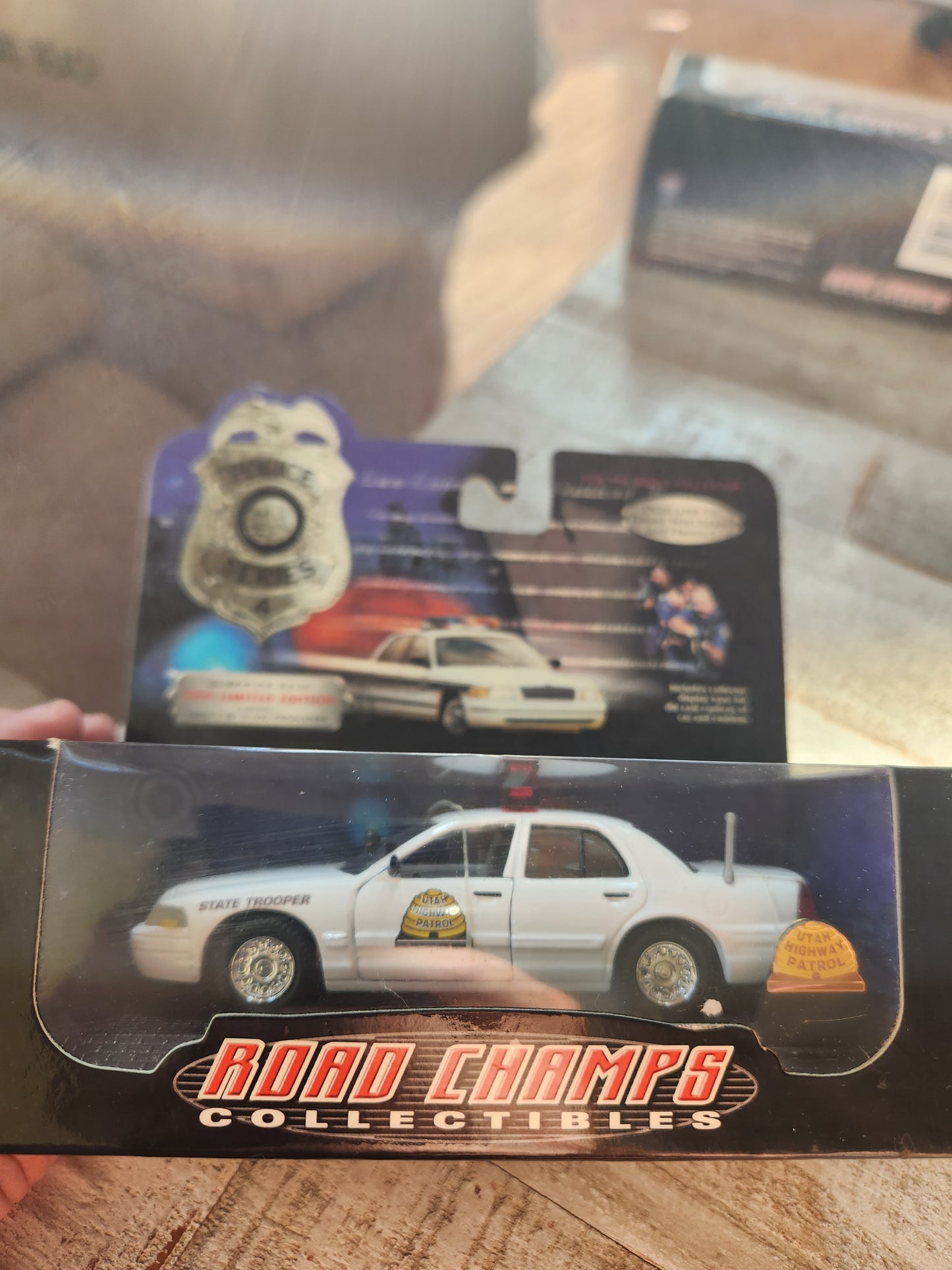 Road Champs 1999 Utah State Police Ford Crown Vic Police Car 1/43 - House of Cars Virginia