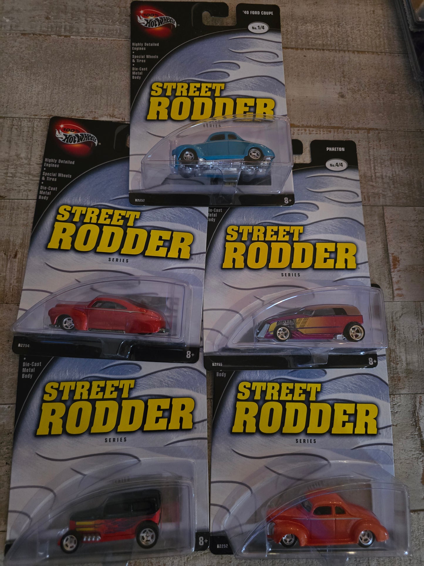 Hot Wheels street roddee series set of 5 - House of Cars Virginia