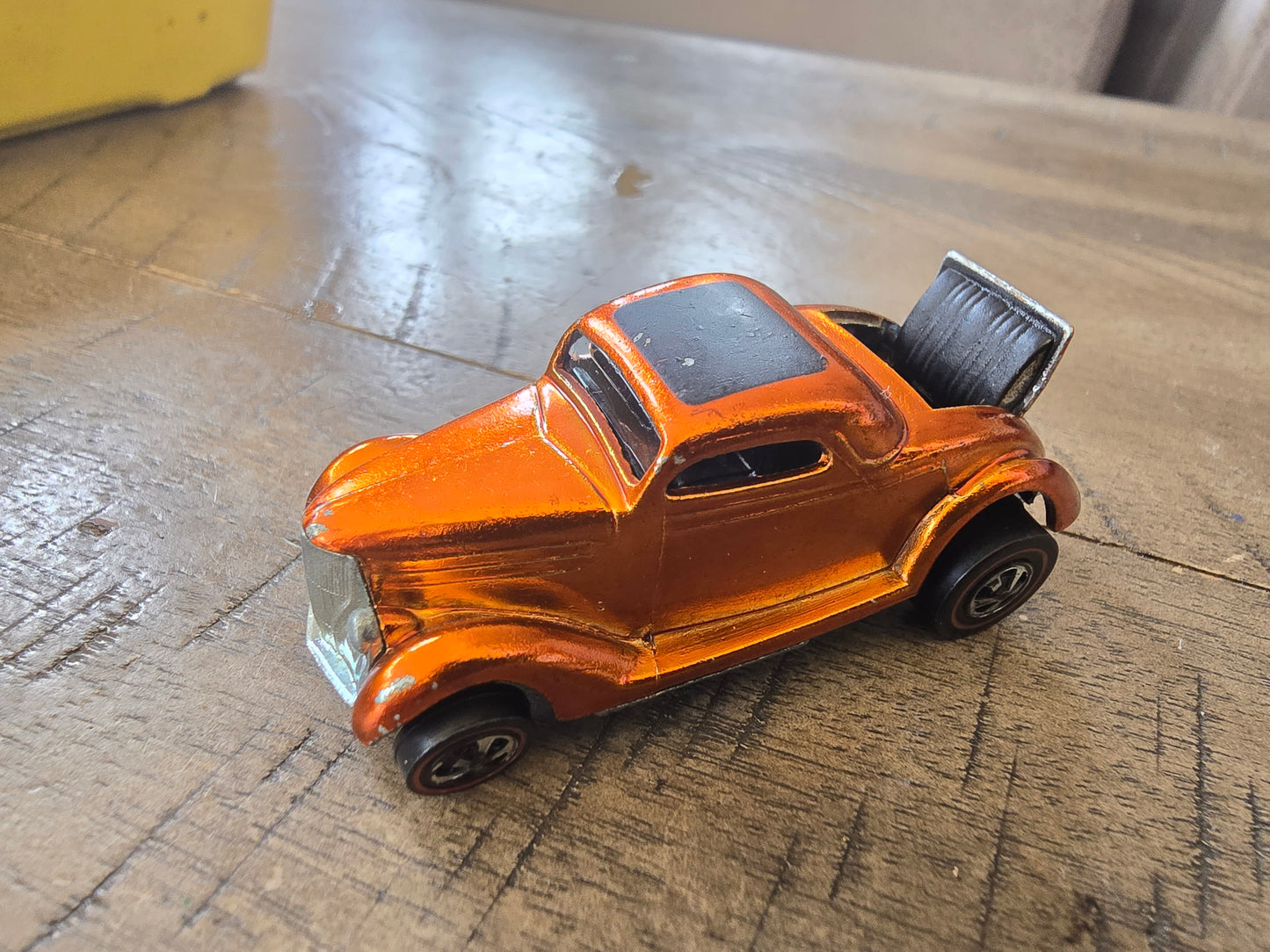 TOUGH!  1969 Hot Wheels Redline Classic '36 Ford Coupe US ORANGE 🍊 Near Mint - House of Cars Virginia
