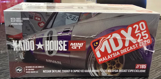 Nissan Skyline 2000GT-R (KPGC10) Kaido Workd 2025 Malaysia Diecast Expo Exclusive KHMG185