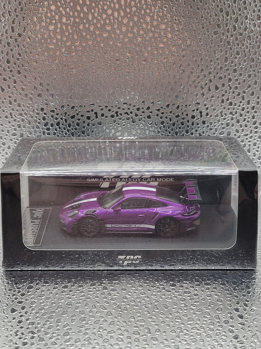 TPC Pursuit Porsche 992 911 GT3 RS Limited Edition /500 Viola Metallic w/ White Graphics - House of Cars Virginia