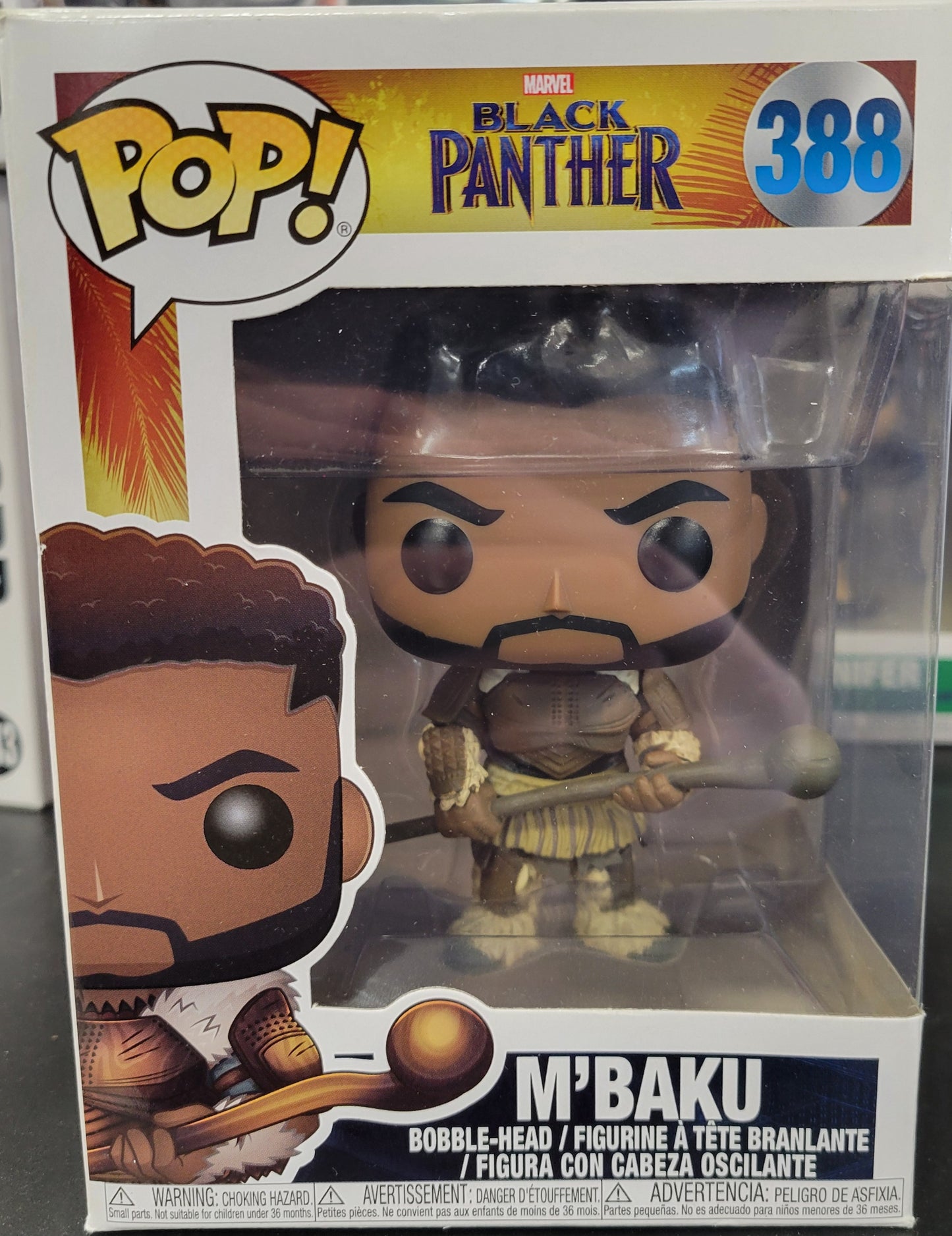 Funko Pop Marvel Black Panther M'baku #388