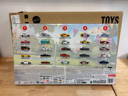 Hot Wheels 2023 Boulevard 25 Car Set w/ Original Shipping Box
