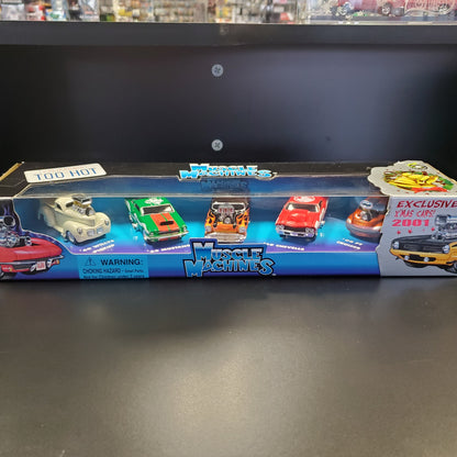 Muscle Machines 5 Pack 1:64 Exclusive Xmas Cars 2001 007 - House of Cars Virginia