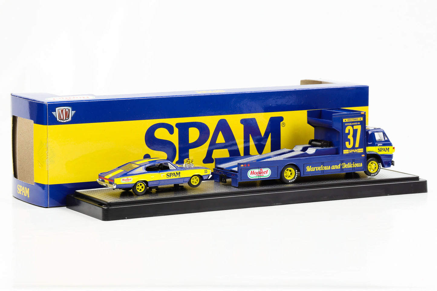 M2 Machines Auto Hauler Spam 1966 Dodge L600 COE & 1966 Dodge Charger HEMI - House of Cars Virginia