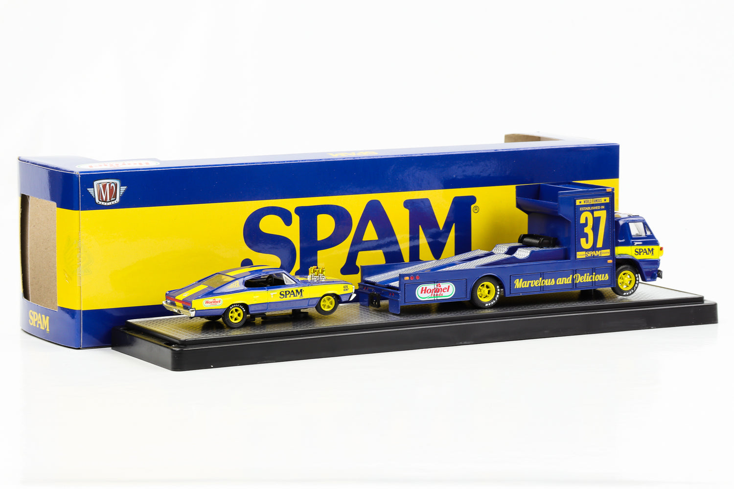 M2 Machines Auto Hauler Spam 1966 Dodge L600 COE & 1966 Dodge Charger HEMI - House of Cars Virginia