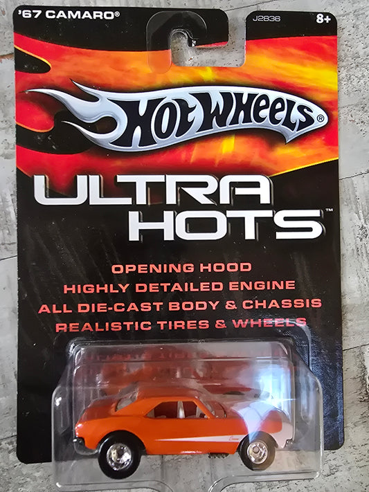 2005 Hot Wheels Ultra Hots Orange '67 Camaro w/5Spoke Wheels - House of Cars Virginia