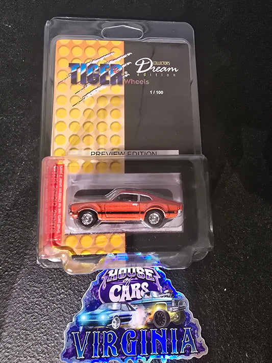1:64 Ford Maverick Grabber Tiger Wheels Street Muscle Car 1 /100 VHTF - House of Cars Virginia