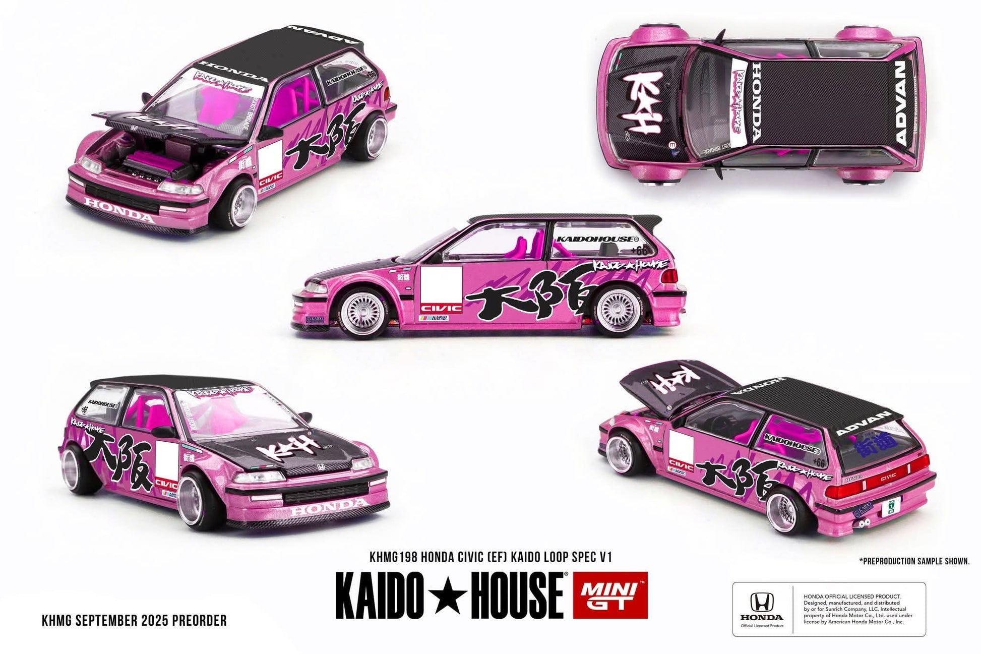 (Preorder) Kaido House Honda Civic EF Loop Spec V1 - House of Cars Virginia