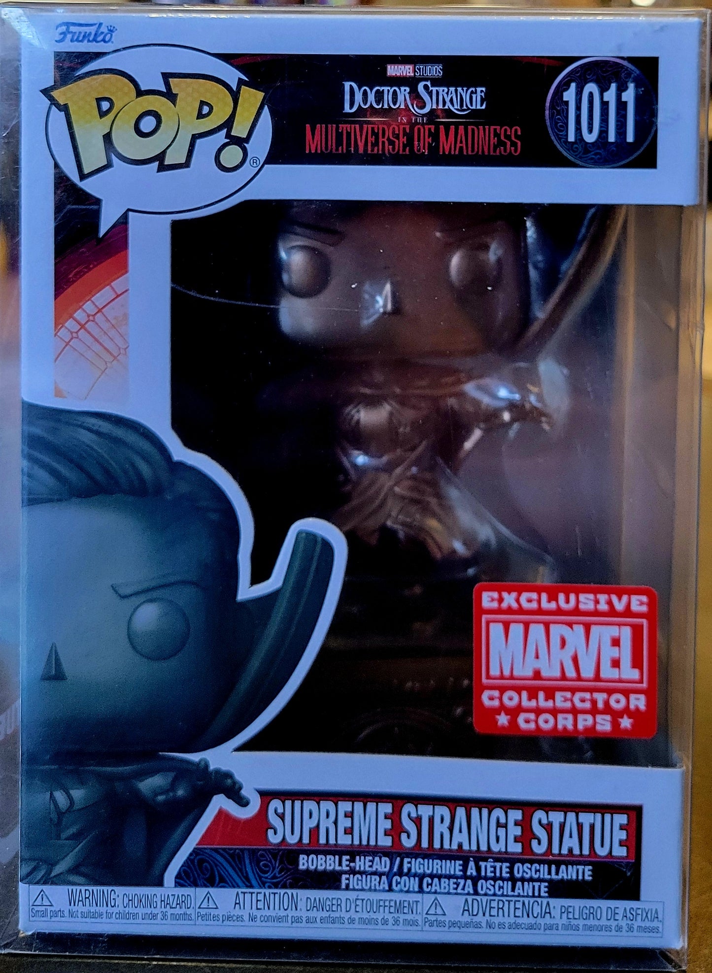 Funko Pop Marvel Doctor Strange In The Multiverse Of Madness, Supreme Strange Statue #1011 - House of Cars Virginia