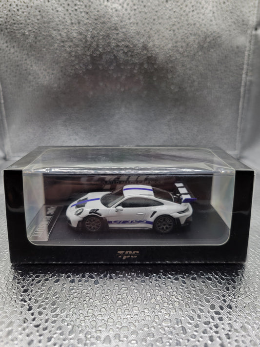 TPC Pursuit Porsche 992 911 GT3 RS Limited Edition/500 White w/ Blue Graphics - House of Cars Virginia