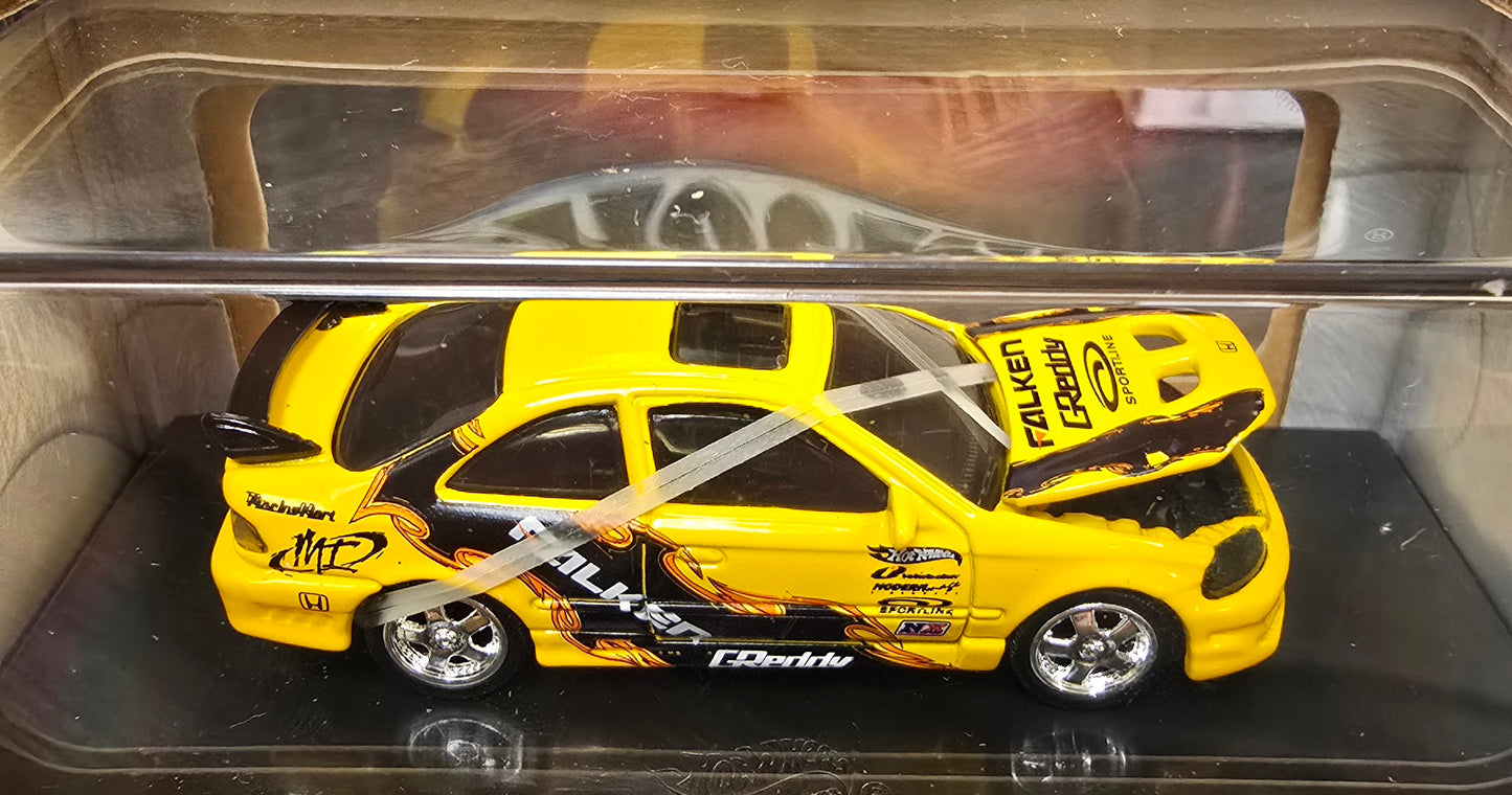 HOT WHEELS 100% 1/64 HONDA CIVIC SI FALKEN