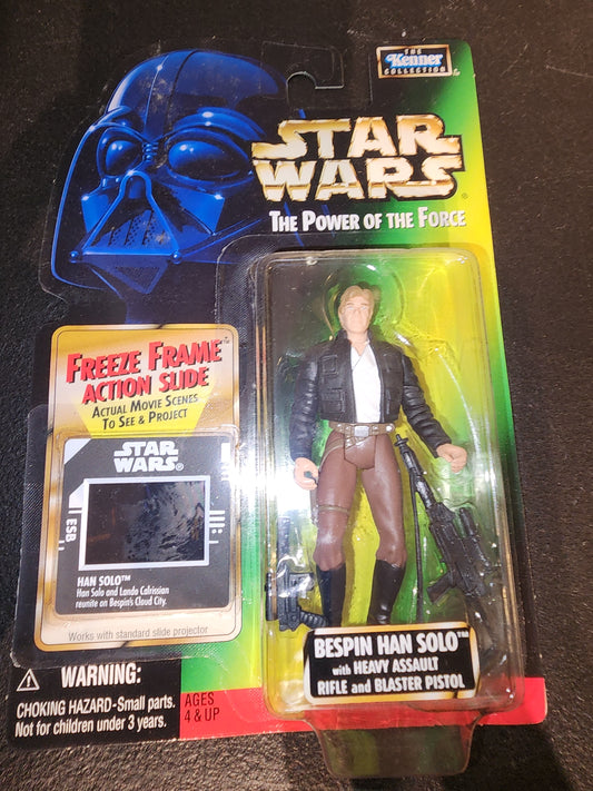 Bespin Han Solo 1997 STAR WARS Power of the Force POTF Freeze Frame Vintage - House of Cars Virginia