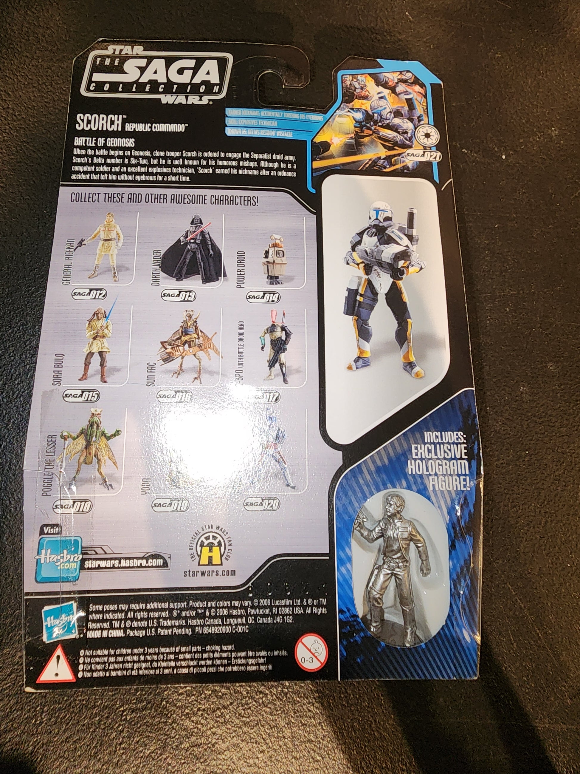 Hasbro Star Wars Saga Collection Scorch Republic Commando | House of ...