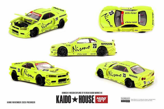 (Preorder) Kaido House Nissan Skyline R34 GT-R V4 - House of Cars Virginia