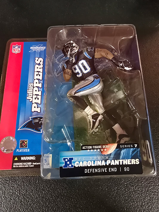 McFarlane Sportspicks NFL 7Julius Peppers Carolina Panthers figure - House of Cars Virginia