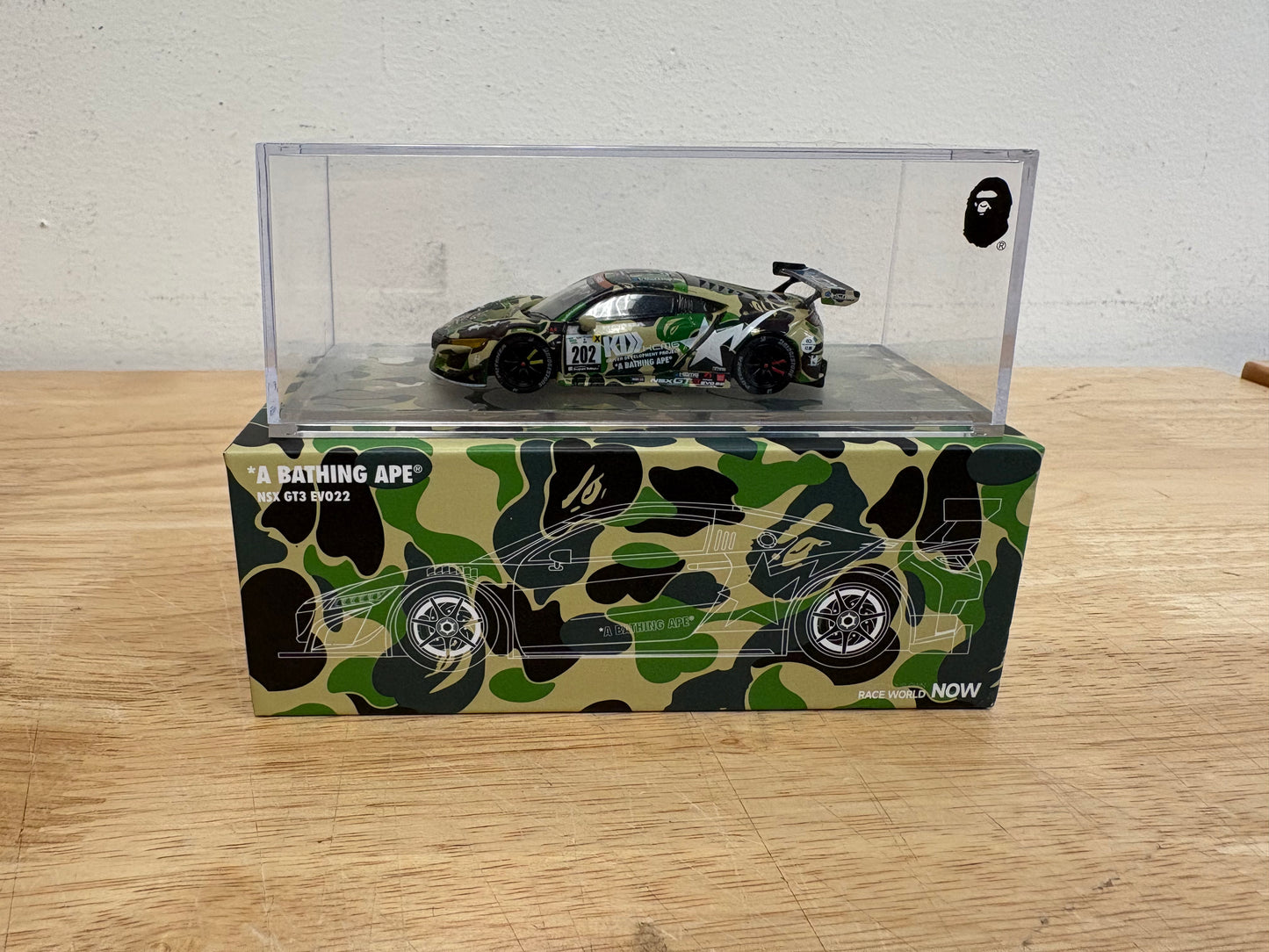 Pop Race 1/64 x A Bathing Ape Acura NSX GT3 EVO 22