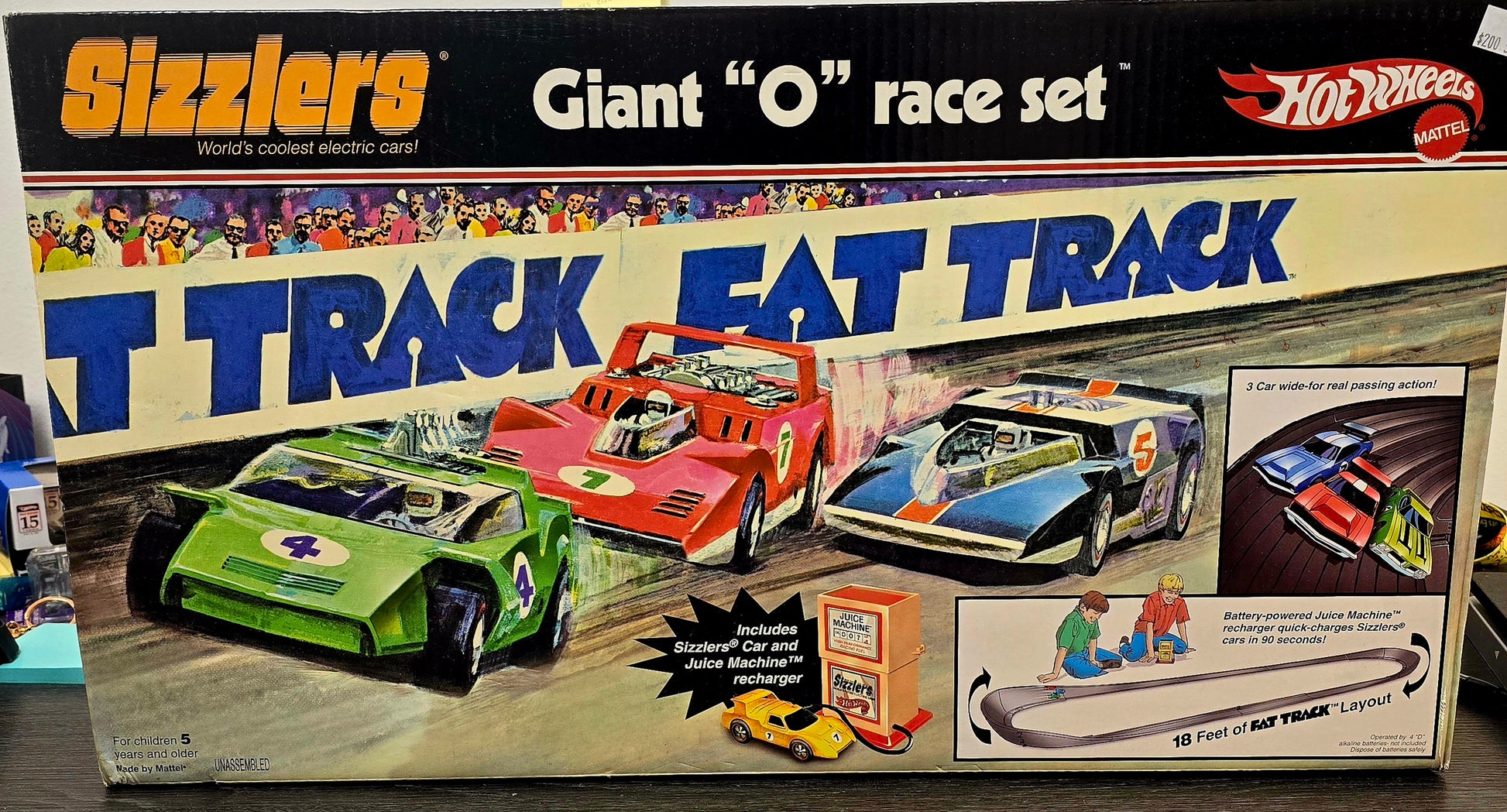 Hot Wheels Sizzlers Giant "O" Race Set Fat Track - House of Cars Virginia