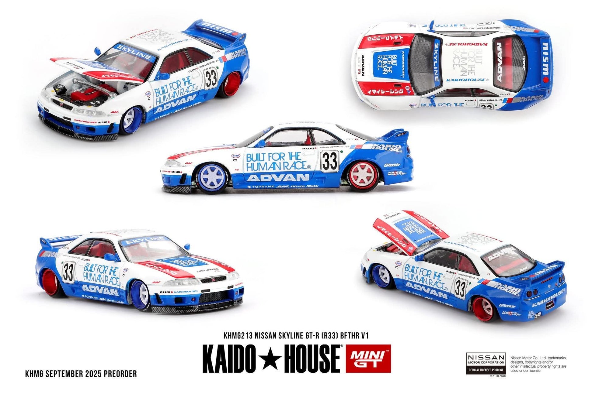 (Preorder) Kaido House Nissan Skyline GTR R33 BFTHR V1 - House of Cars Virginia
