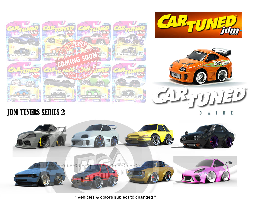 (Preorder) CarTuned 1:64 JDM Tuners Series 2 Assortment - House of Cars Virginia